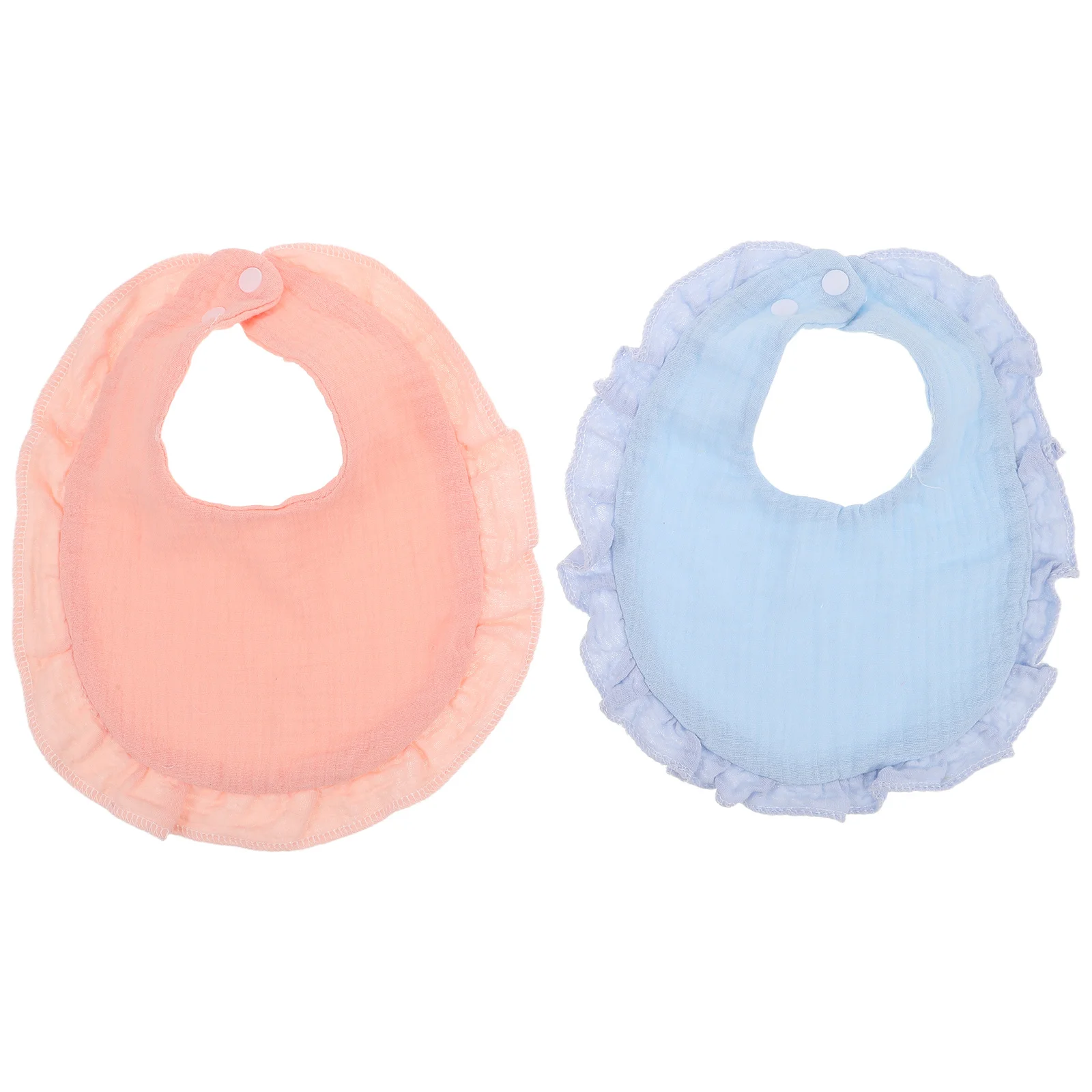 

2Pcs Baby Drool Bibs Newborn Gauze Bandana Soft Absorbent Feeding Teething Accessories Infant Girls Boys Baby Bibs
