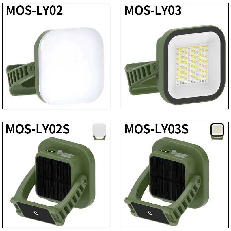 MOSLIGHTING 80W Solar Portable Camping Lamp Outdoor Solar Spotlight Flashlight USB Rechargeable Magnetic Work Lighting Gift Set