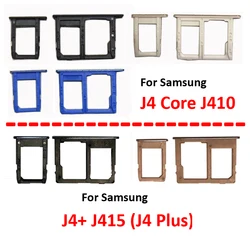 For Samsung Galaxy J4 Plus J4+ J415 J415F J415FN J415G J415GN Phone SIM Tray Adapter Micro SD Card Tray Holder For J4 Core J410