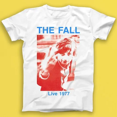 Camiseta de regalo de música The Fall Live 1977 Post Punk New Wave T1681