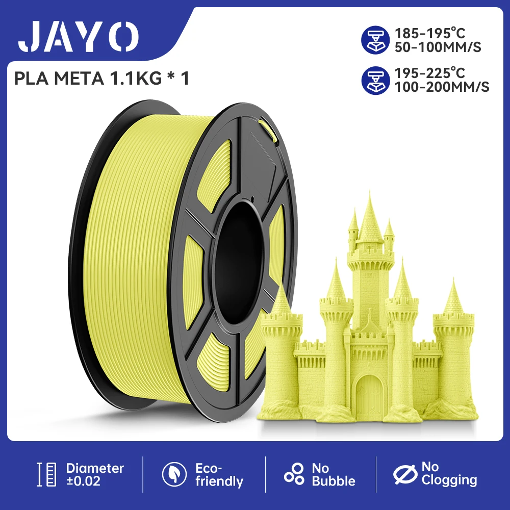 JAYO PLAMETA 3D Printer multicolour Filament 1Roll/1.1KG 1.75mm Environmental Material 3D Fast delivery Pen & Printers DIY Gift