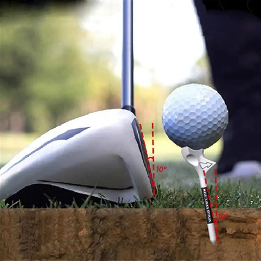 Durable Rhombic Increases Speed Diagonal Insert Golf Practice Golf Ball Holder 10 Degree Golf Tees Training Ball Tee