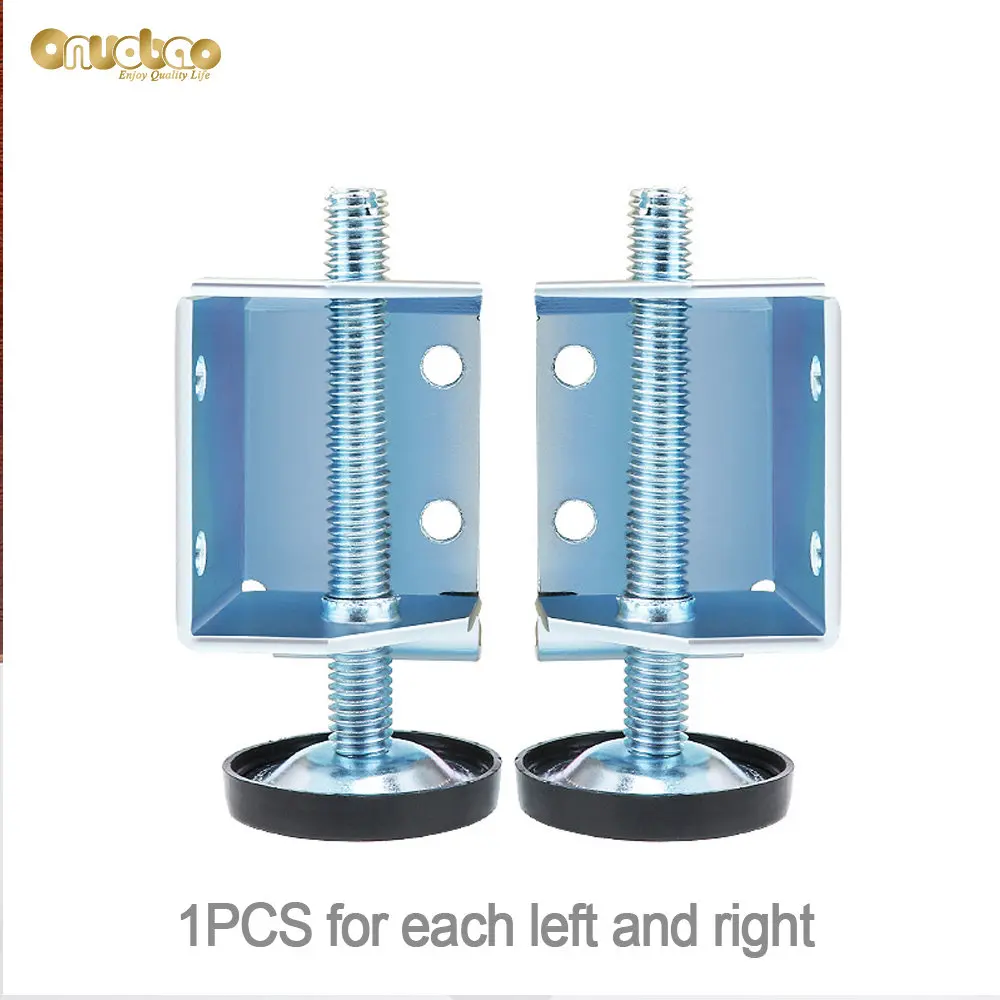 옷장 조절식 발 플랫폼 발 수평 조절 지원 다리 1 개 4 개, 가구 sidev 장착 발 패드 나사