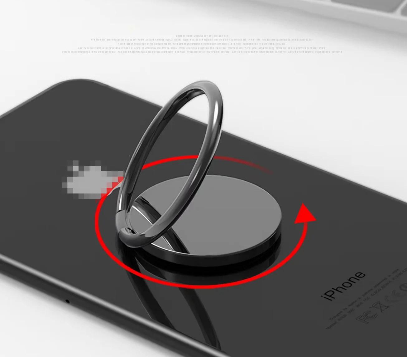 Metall Handy Fingerring Ständer Autohalterung Universell