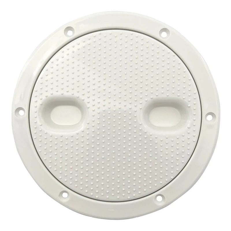 

6" Marine Non-Slip Round Inspection Deck Plate Hatch With Detachable Rugged Center, Water Tight For Outdoor Installations