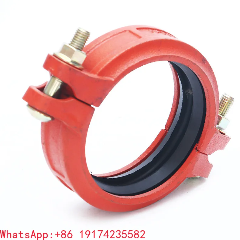 

Fire Engineering Trench Steel Clamp Water Heating Fire Pipe Fittings Connection Clamp