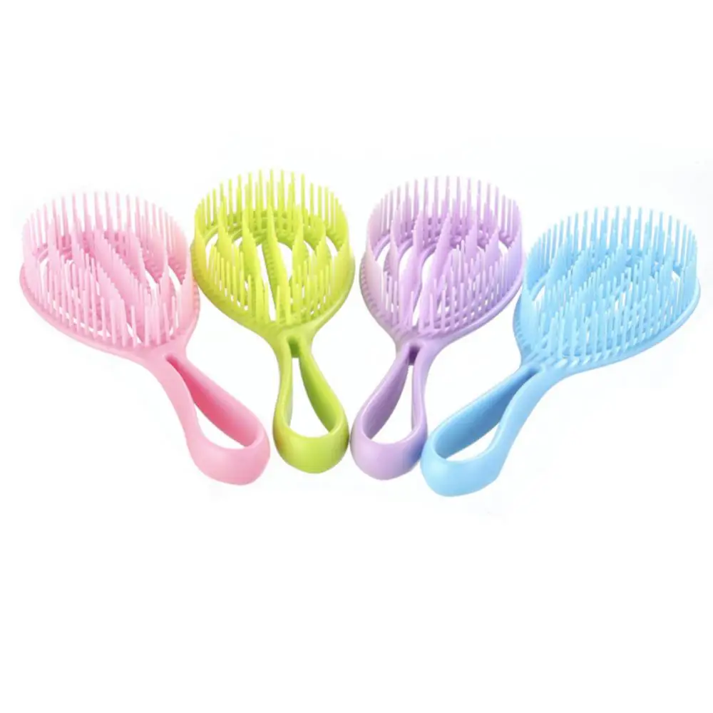 Hair Comb Scalp Massage Hair Brush Wet Curly Detangle Comb Detangling Hairbrush Women Salon Hairdressing Styling Tools Drop Ship