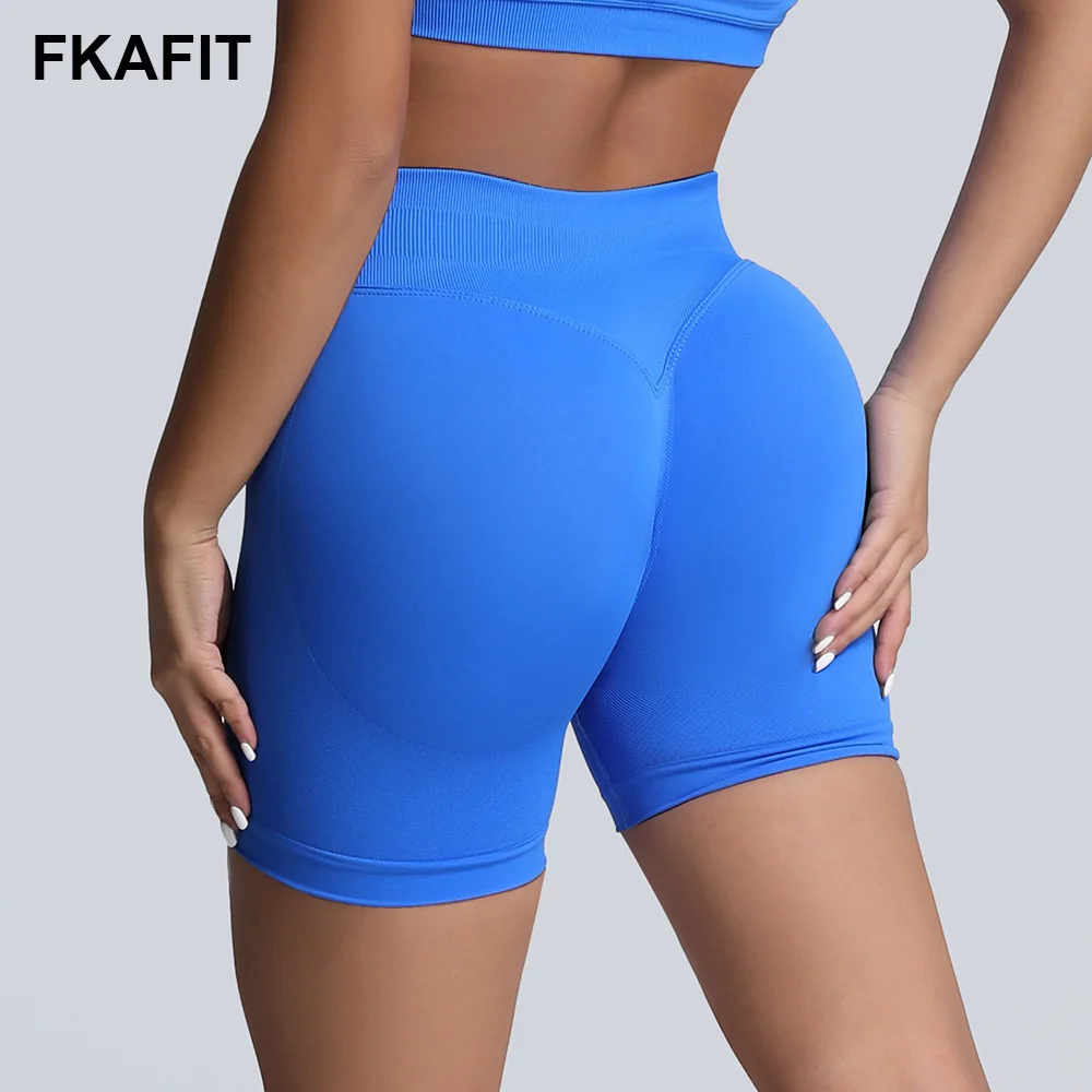 Seamless Shorts Women Workout Gym Short Scrunch Butt Booty Shorts High Waist Yoga Short Workout Clothes For Women