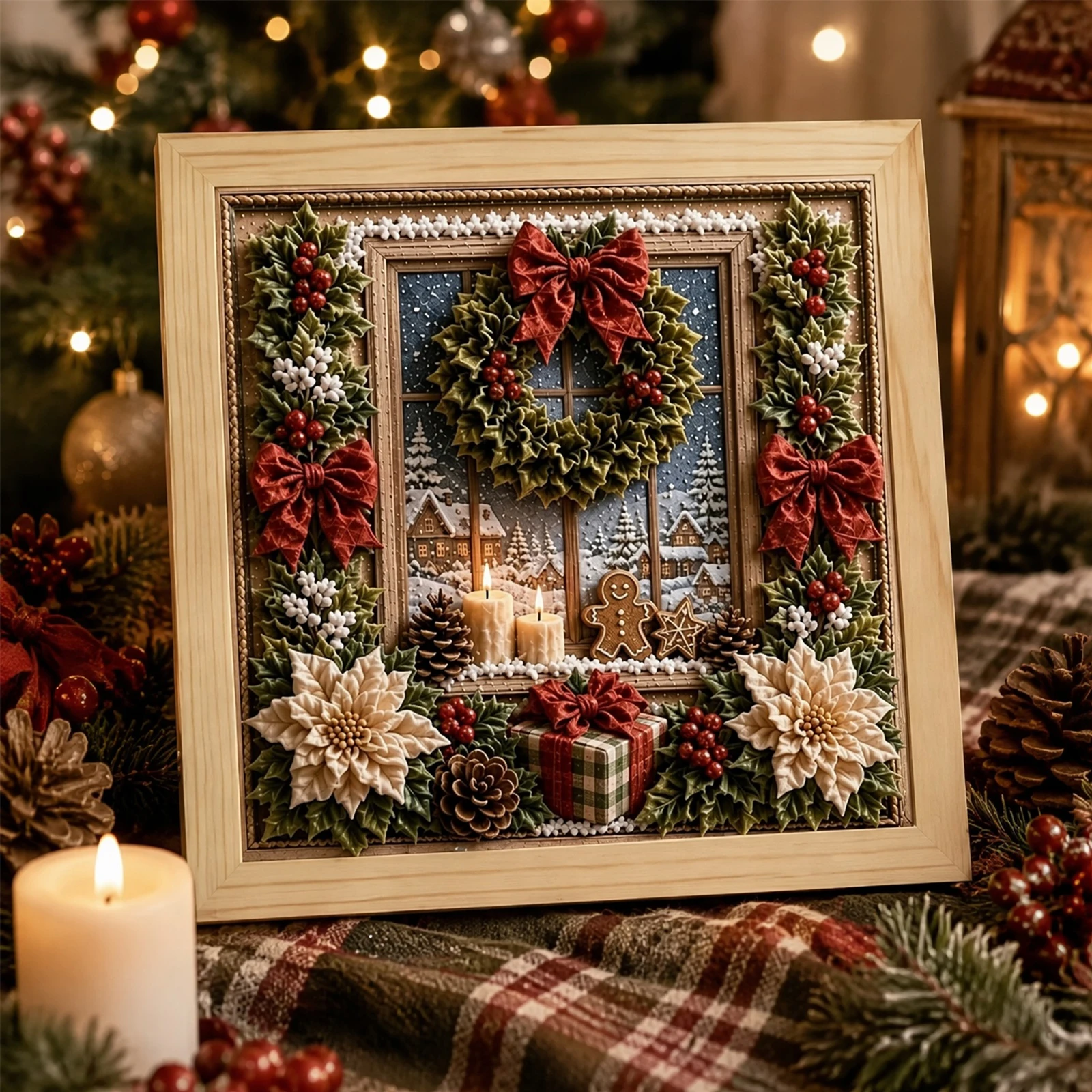 DIY Fabric Art Christmas Needl - Art Craft And Cloth review and price