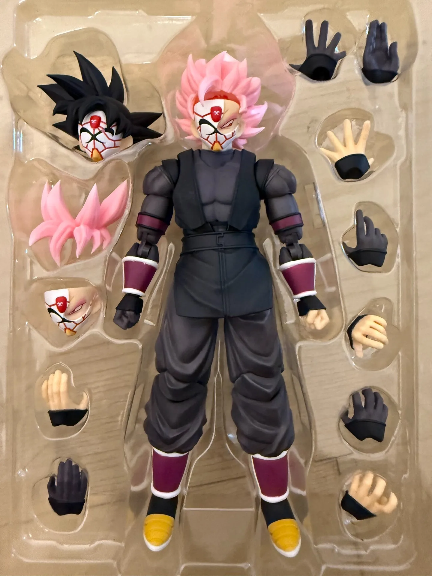 Demoniacal صالح DF لعبة دراغون بول SH Figuarts SHF في نهاية المطاف Atrocious الأسود جوكو PinkZamasu أنيمي عمل أرقام جمع لعبة مجسمة