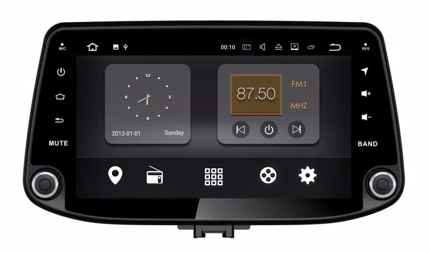 Multimedia navigation system Android 10.0 dvd, for hyundai i30 car radio/