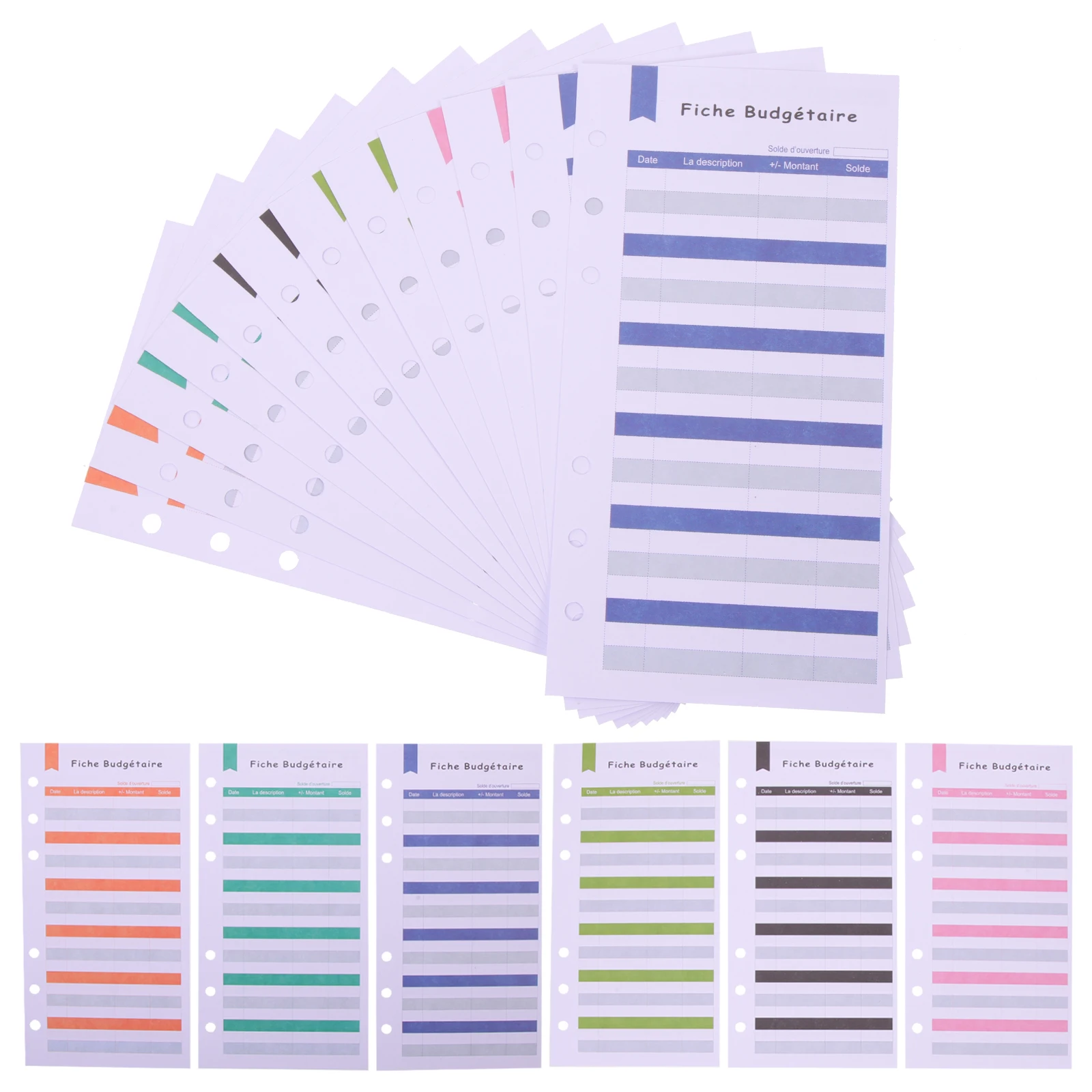 

Card Replacement Cash Divider for Cash Stuffing Wallet Budget Cards Office Supplies Business Budget Sheets Practical