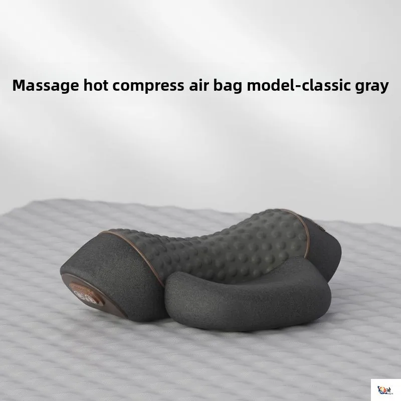 

Массажная подушка для шеи с подогревом, поддержка шеи для сна, ремонт позвоночника, без тяги