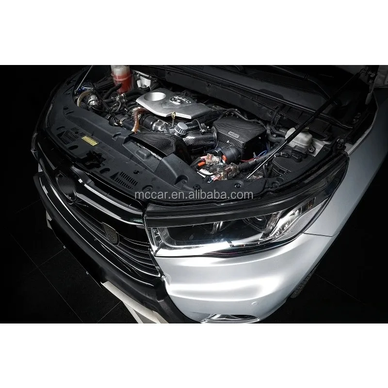 Durevole Costruire Tubo di Aspirazione Aria in Carbonio Per Toyota Highlander 2.0T 2015+ Versione Strada Collettore di Aspirazione Aria Parti di Modifica