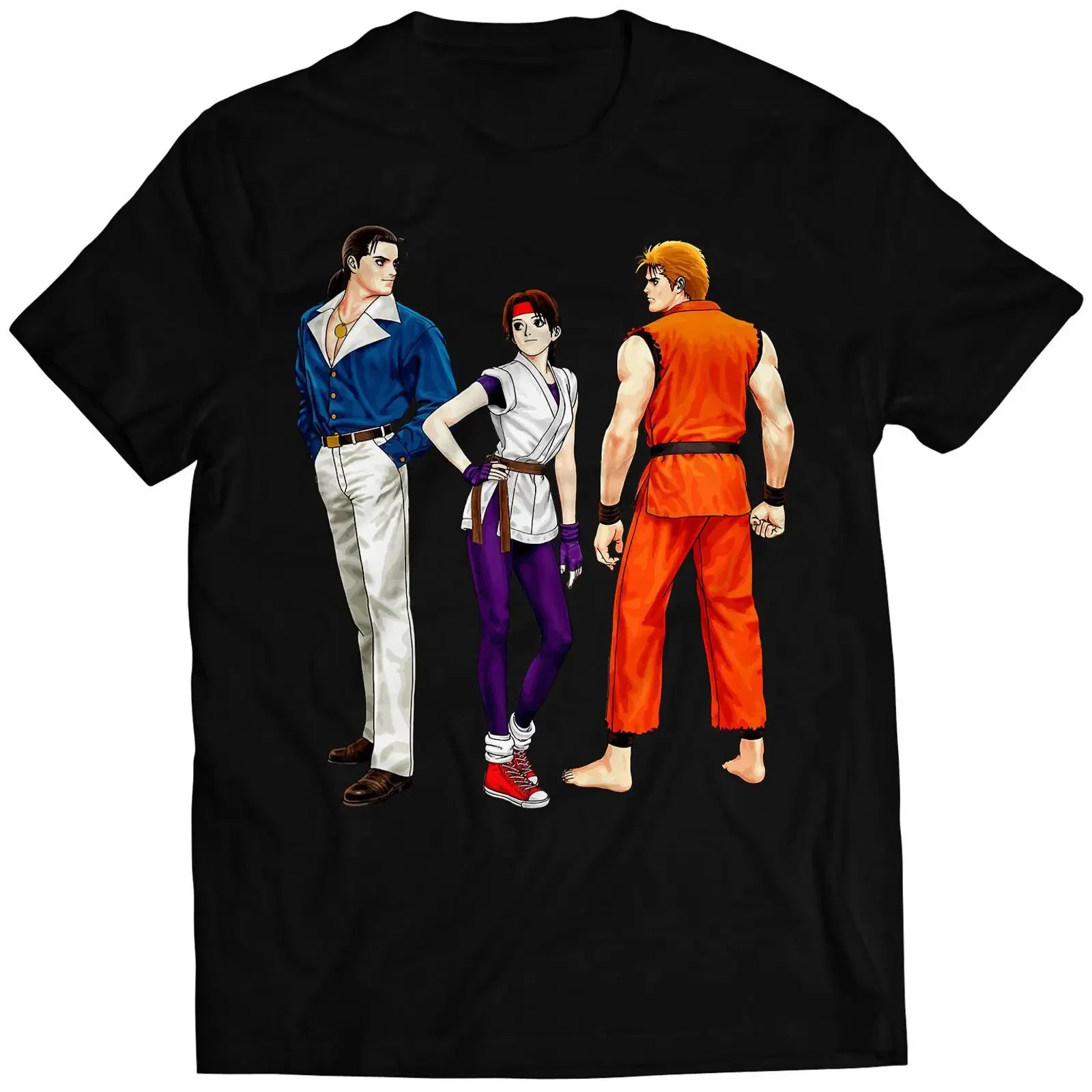 Team Art Of Fighting KOF98 Premium T shirt Vectorized Design vintage Washed Stylish Top For Everyday Wear graphic