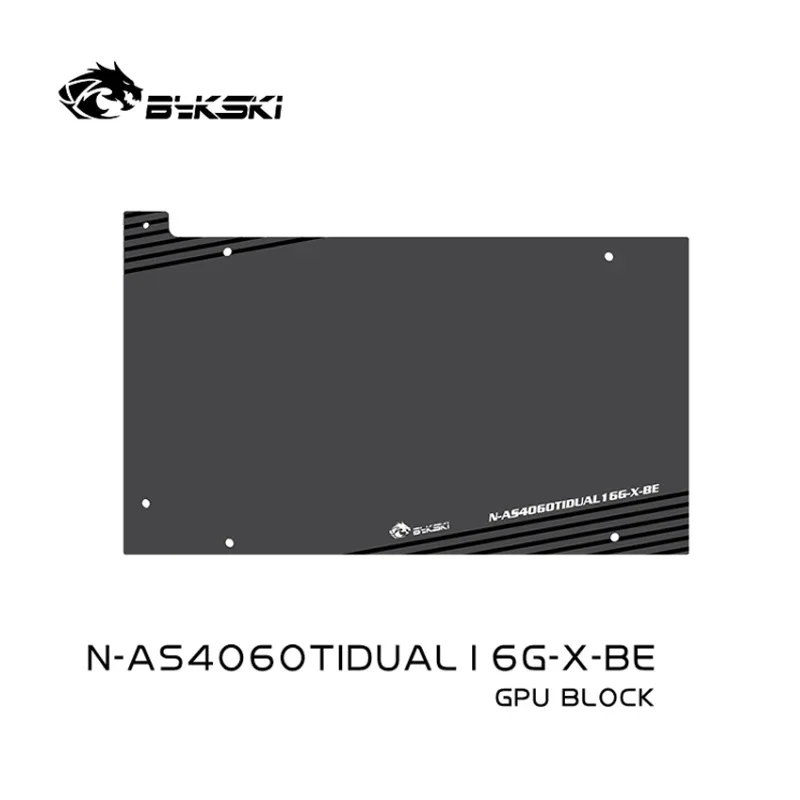 บล็อกน้ำ GPU Bykski สำหรับการ์ดจอ ASUS Dual GeForce RTX 4060Ti OC 16GB ระบบระบายความร้อน / ป้องกันการกัดกร่อน N-AS4060TIDUAL16G-X