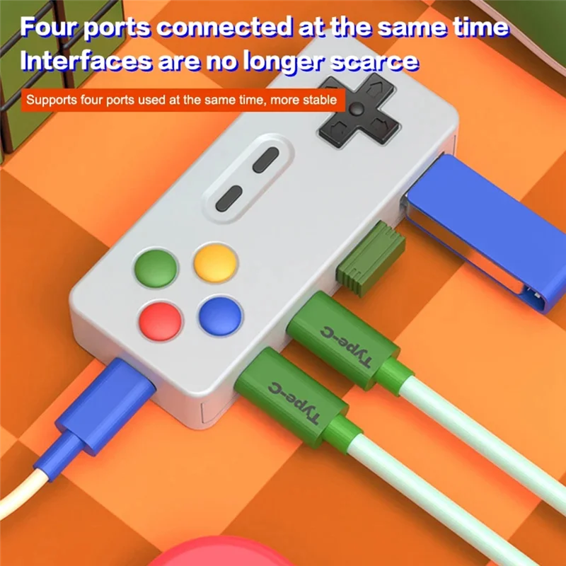 لأجهزة الكمبيوتر المحمول لوحة مفاتيح وماوس U-القرص محول 4In1 غمبد النمذجة محور أذرع التحكم في ألعاب الكمبيوتر USB Type-C واجهة-BTFL