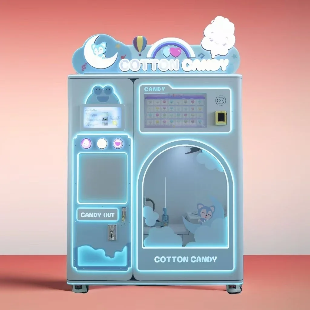 Wholesale Guangzhou Small Cotton Candy Vending Machine Mini Machine For Candy Production Machine
