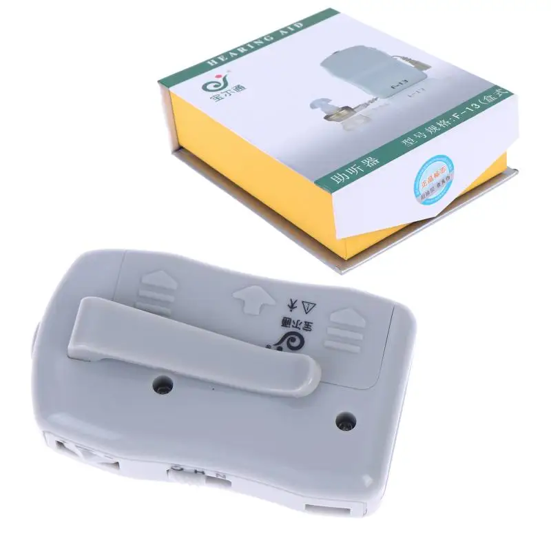 1 Set Elderly Voice Amplifier F-13 Box-type High-Power Hearing Aid Microphone Can Be Carried Around And Has Long Battery Life