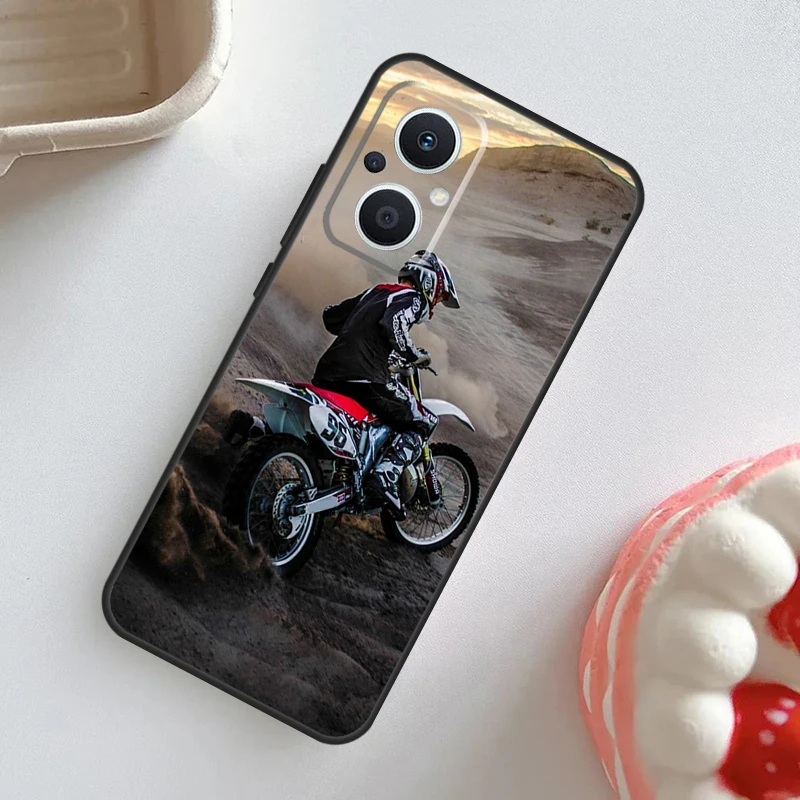 Moto Cross Motorcycle Sports Case For OPPO Reno 11 F 10 Pro 4Z 5Z 8T 4 5 6 7 8 Lite OPPO Find X6 Pro X2 X3 X5 Lite Cover