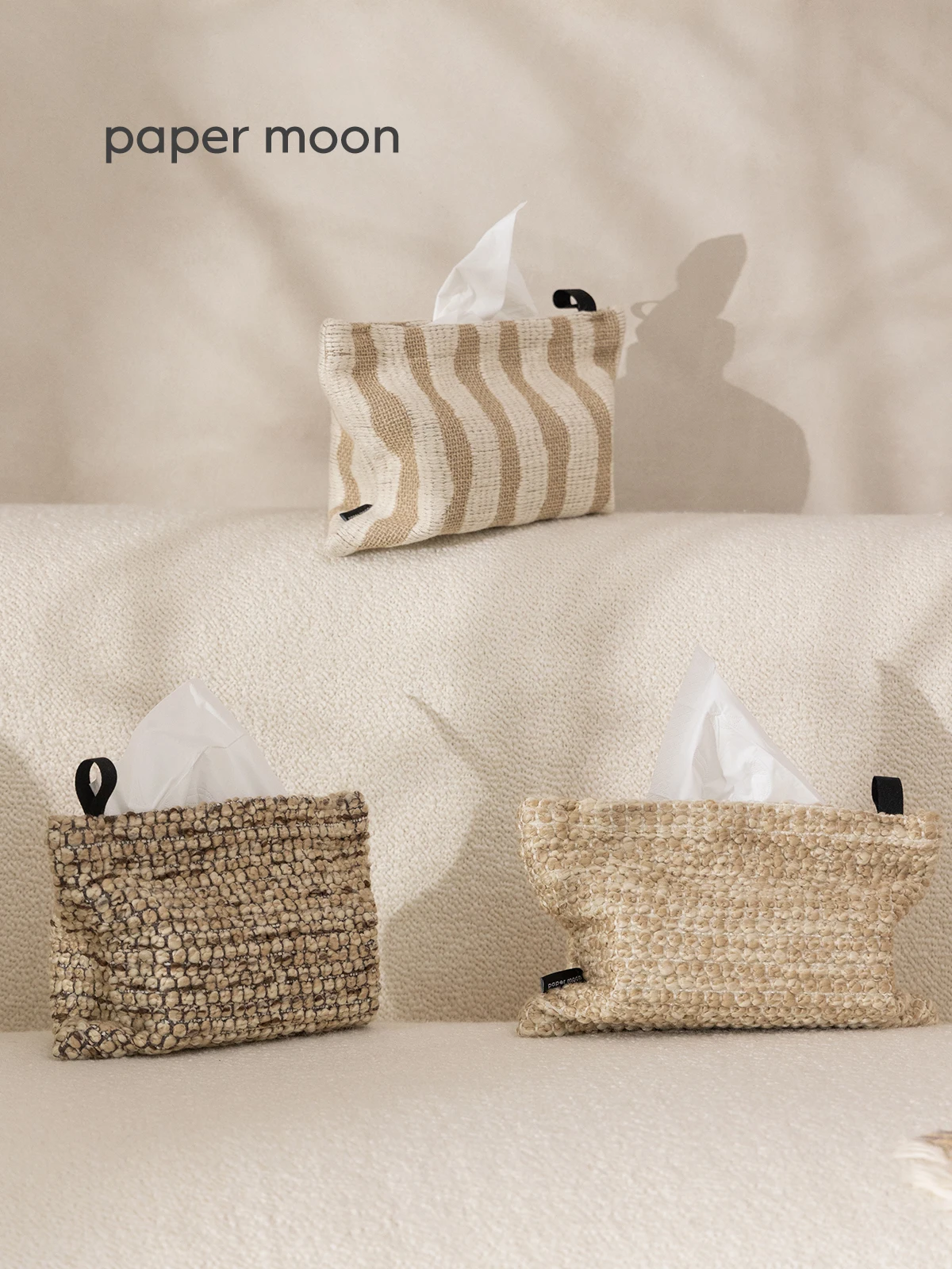 

Декоративный держатель для салфеток в стиле Rustic Chic из хлопка и льна для гостиной, кофейного столика, образца интерьера, Airbnb, автомобиля