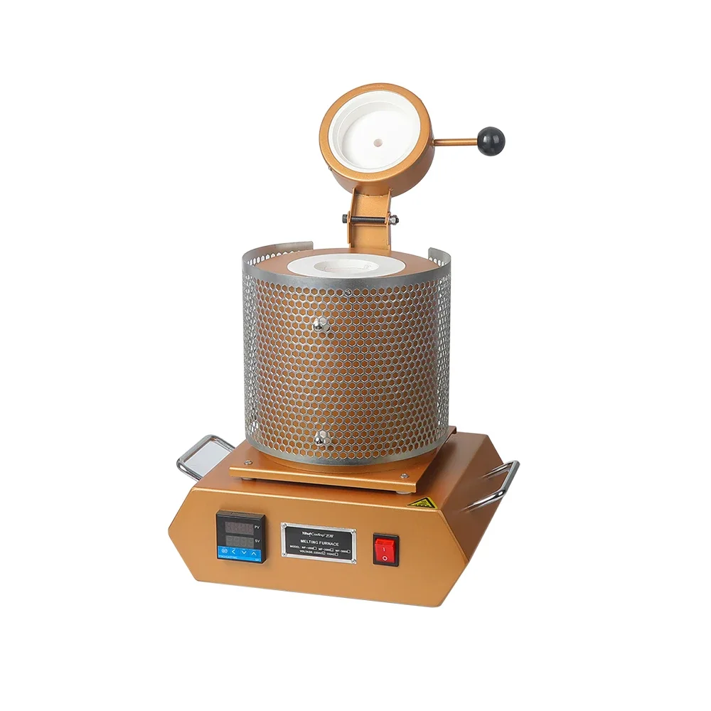 Yihui brand gold bar making machine mini melting furnace for gold and silver melting