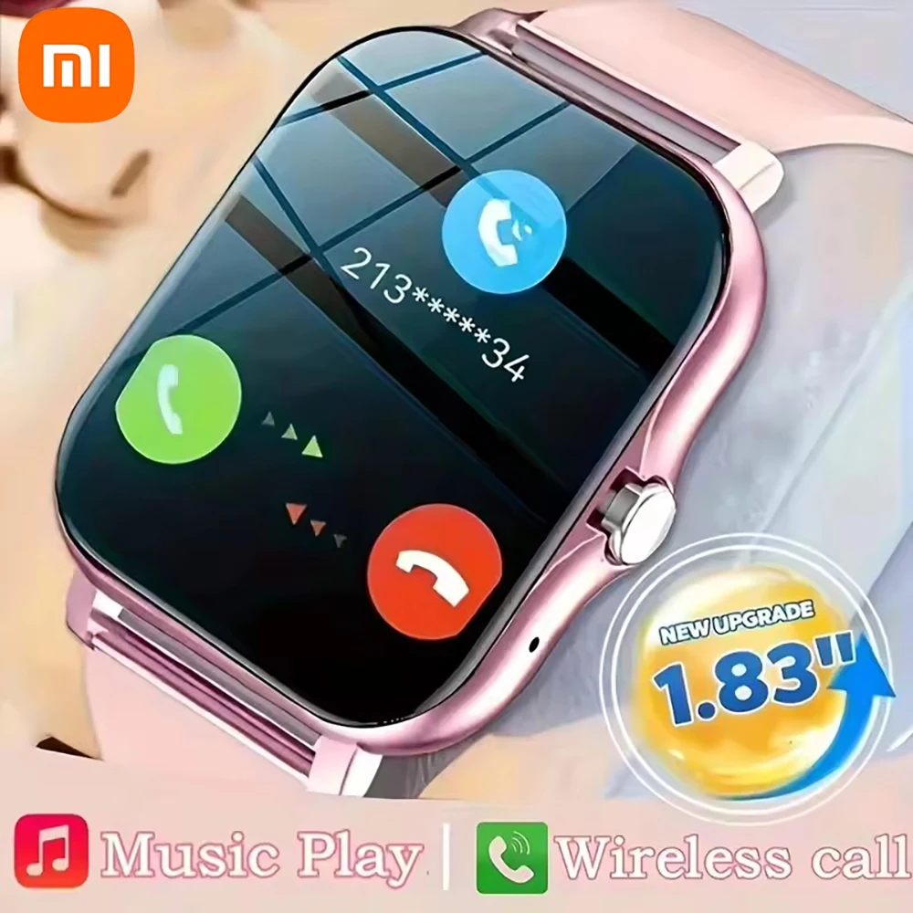 Xiaomi MIJIA 2025, neue Smartwatch, Bluetooth-Anruf, Musik, Herzfrequenz, Blutdruckmessgerät, Smartwatch für Damen und Herren, Urlaubsgeschenke