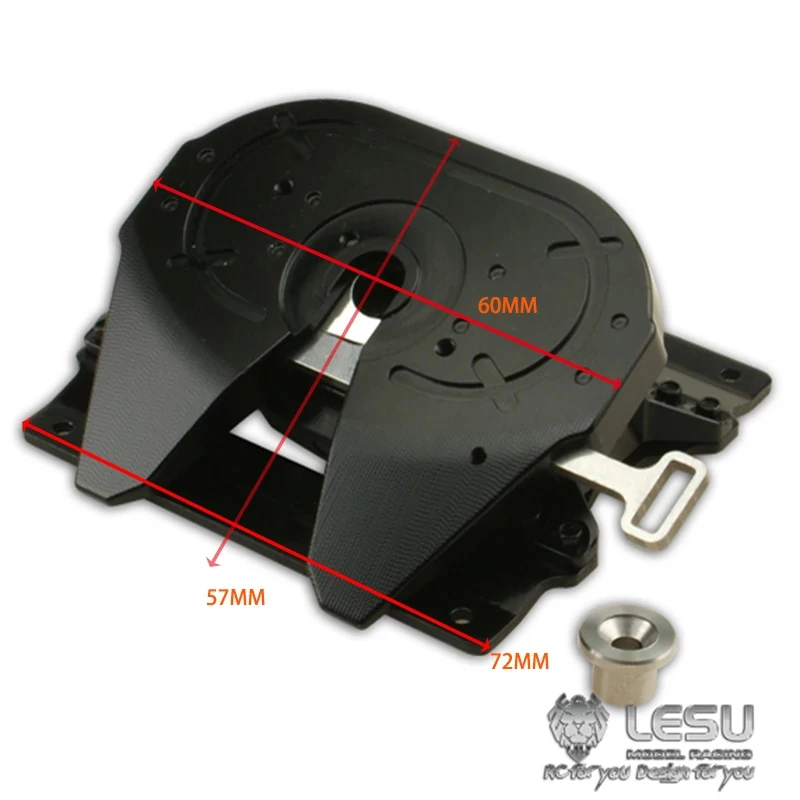 Lesu 1/14 Metalowe Koło Trakcyjne Piąte Koło Część Zamienna Do Tamiya Rc Ciągnik Ciężarówka Samochód Zdalnie Sterowany Model Fury Bear Th02503-Smt8