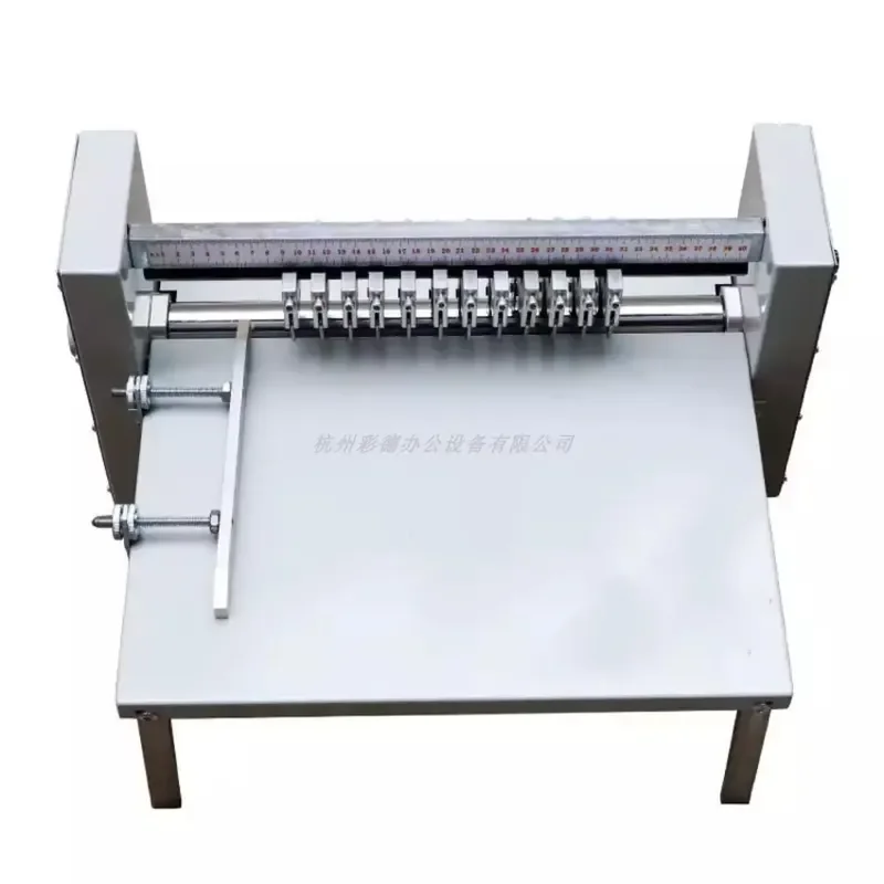 WD-400H Small Desktop 390mm/15'' Width A4 Electric Half-cutting Adhesive Slitting Machine