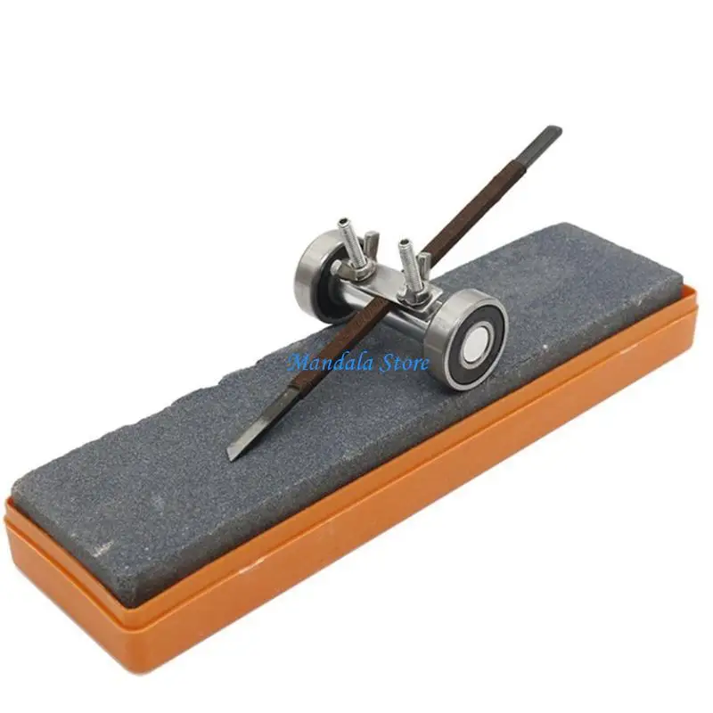 U2JC Honing Guide Tool Aluminum Alloy Fixed Side Clamping Sharpening Hardware