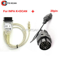 For BMW OBD2 Adapter 20 Pin Connector IN-PA K Dcan for e46 e39 e90 e60 f30 e36 X6 X5 Z3 OBDII 16 Pin Car Diagnostic Cable