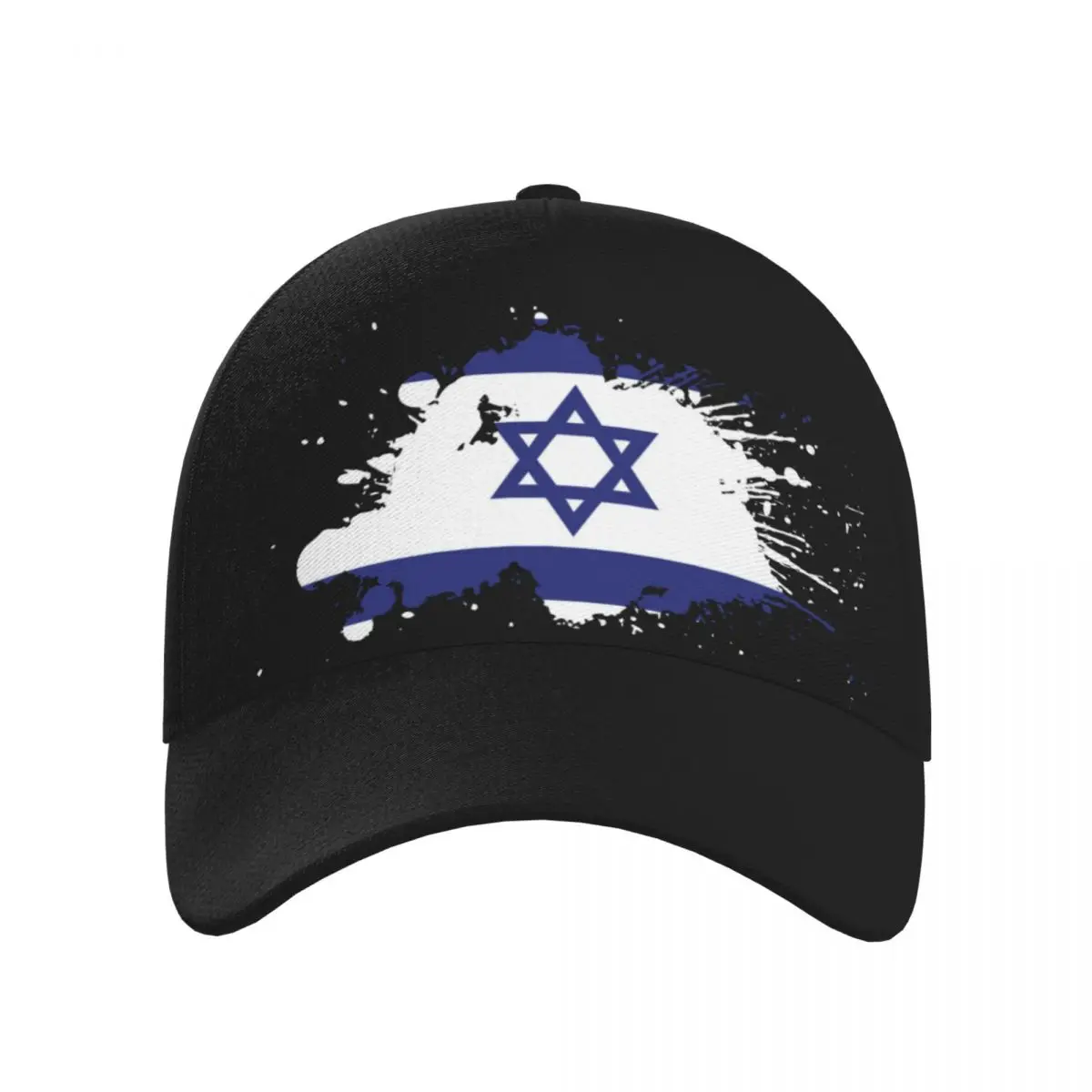 Grunge Israel Flag Outdoor Sport Cap Baseball Hat Men Women Visor Street Hip Hop Caps