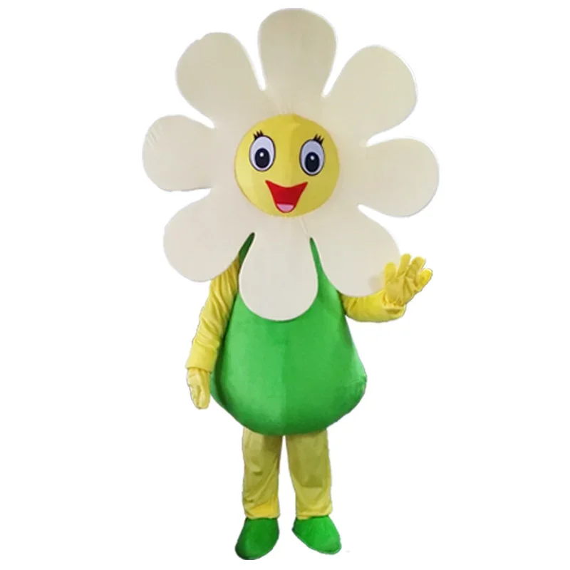 Christmas Sunflower Mascot Costumes Cute Crayon Cartoon Apparel Cosplay Theme Mascotte Carnival Fancy Party Dress