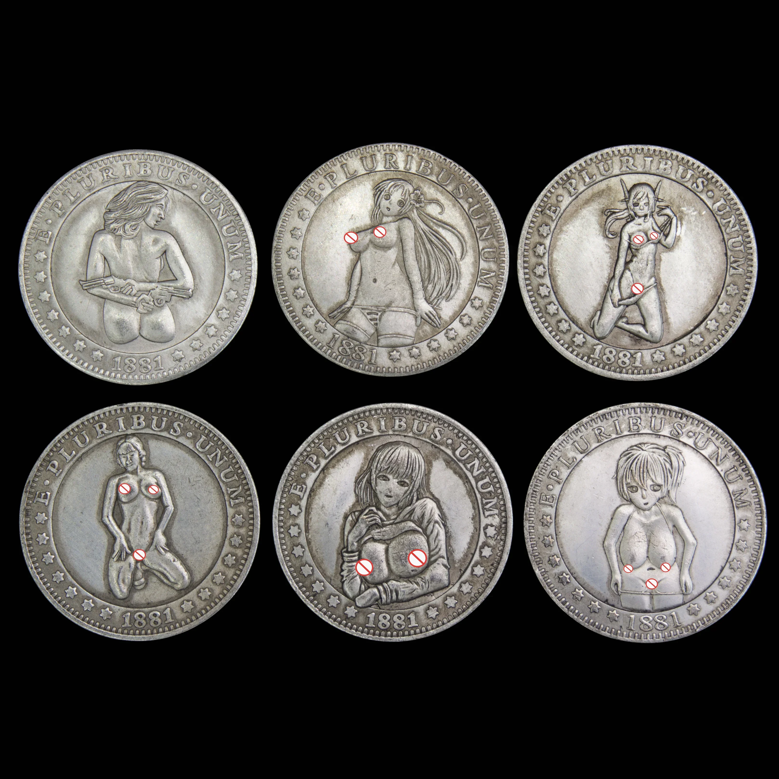 فن صورة مستوحى من الرسوم المتحركة - موضوع موحد لعملة هوبو، عمل فني قابل للجمع لعشاق الرسوم المتحركة، هدية مفاجئة