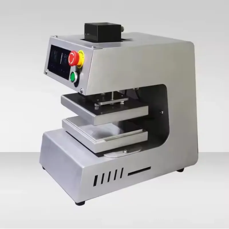 2024 New Electric Fully Auto Oil Press Machine 5 Ton Pressure Dual Heating Plates Heat Press Machine