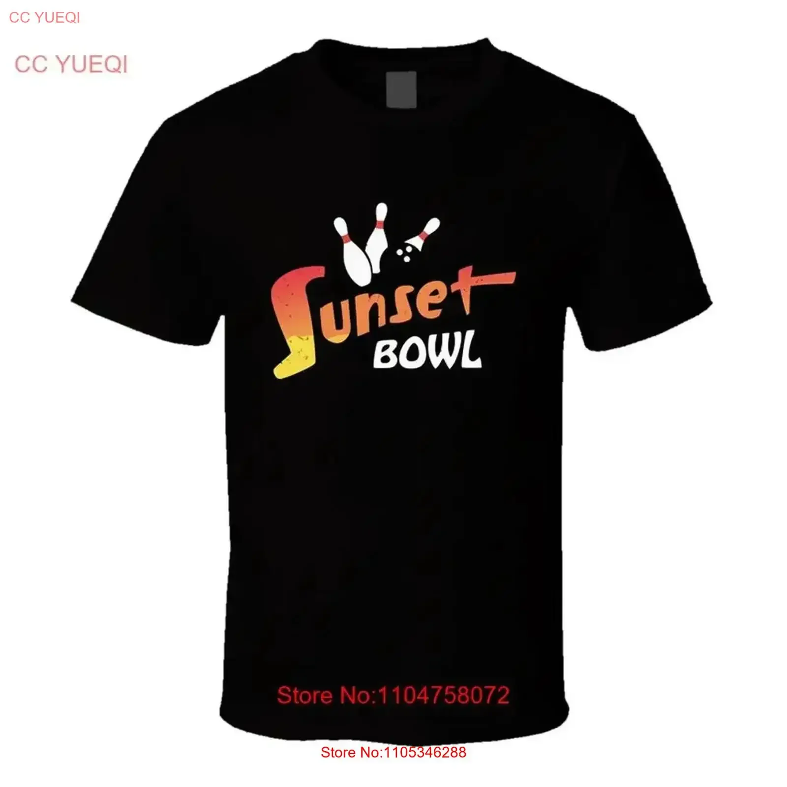Sunset Bowl Seattle T-Shirt im Vintage-Stil, gewaschen, dehnbar, bequem, lässig, atmungsaktiv, für den Alltag, vielseitig einsetzbar, für Herren