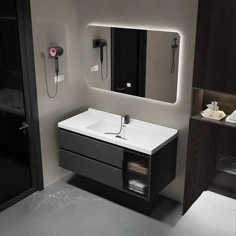 # Installation Bathroom Cabinet Mirror Pullout Luxury Narrow Bathroom Cabinet Storage Vanity Meuble Salle De Bain Furniture