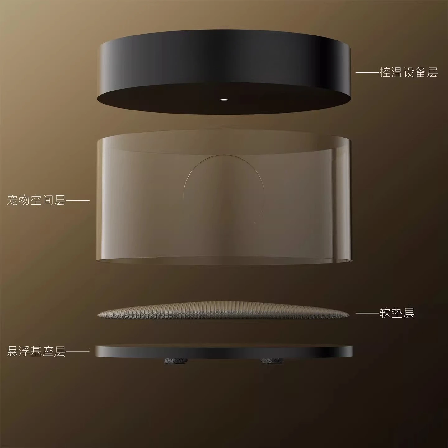 Multifunctional pet home bedside table coffee table cat nest dog house