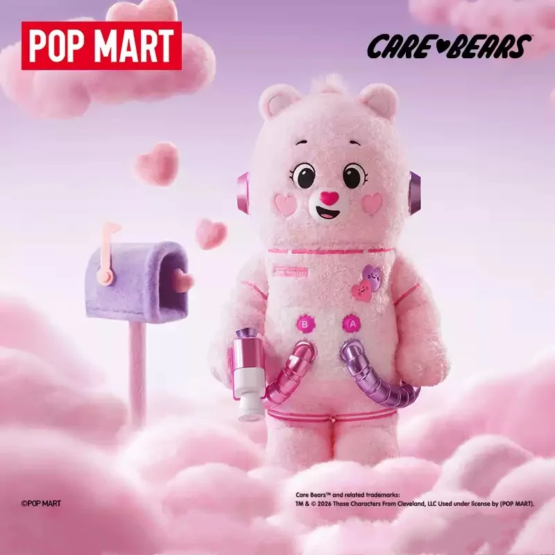 POPMART MEGA SPACE MOLLY 1000% SWEET MESSAGES BEAR Series Blind Box — Сюрприз-бокс, настольный декор, игрушка, аниме-фигурка, милая модель