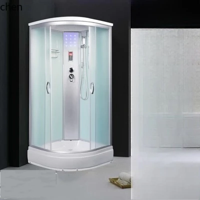 integral shower room pulley glass partition arc fan integrated closed bath room