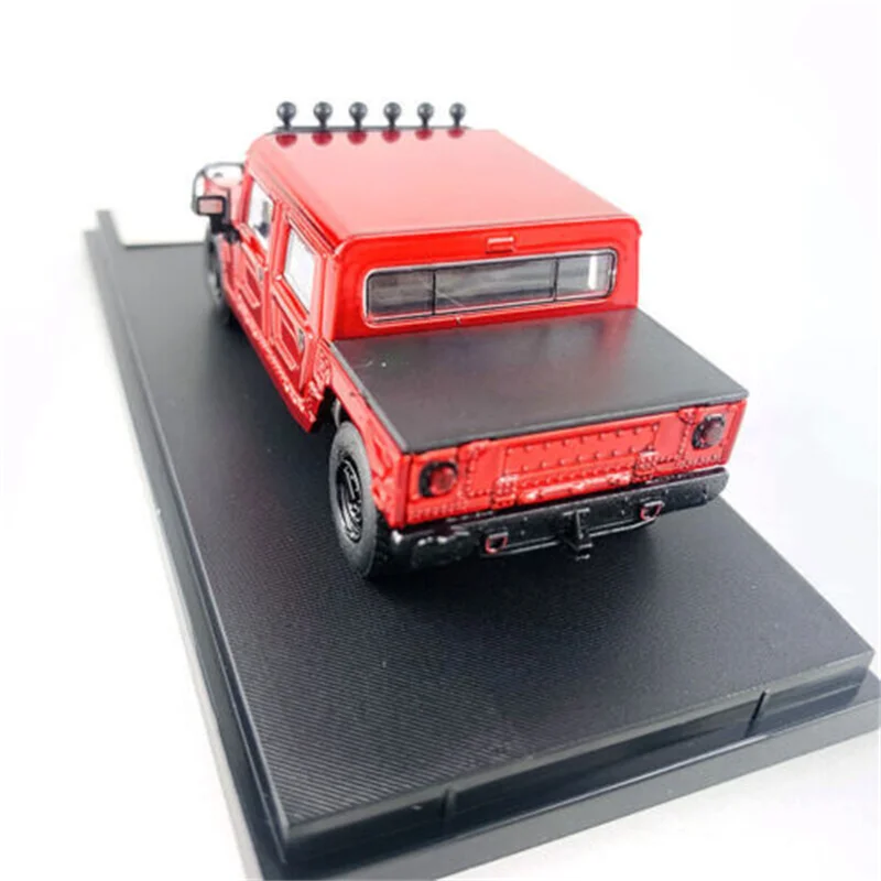 Vehicle Toy Models Rare Master 1/64 HUMMER H1 Pickup Off-Road Diecast Model For Collection