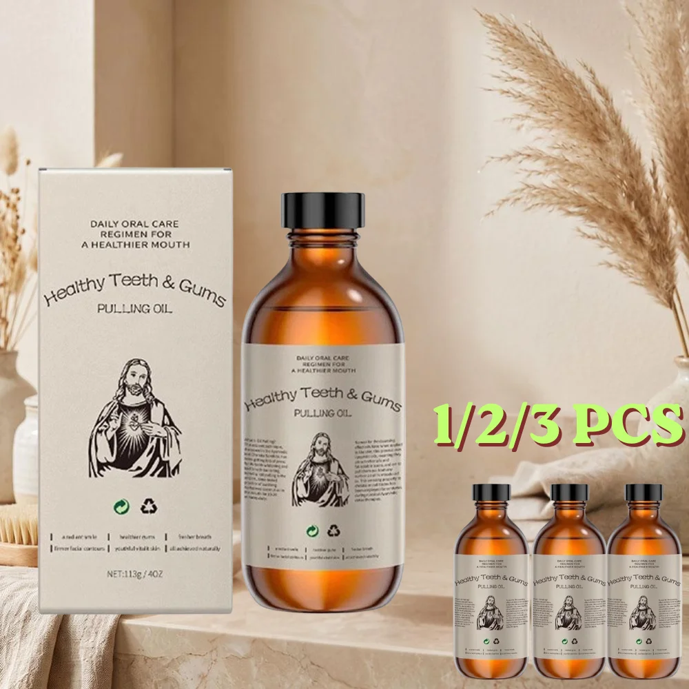 Teeth Whitening Oil Pulling - 1/2/3개입 코코넛 오일 구강청결제 신선한 구강