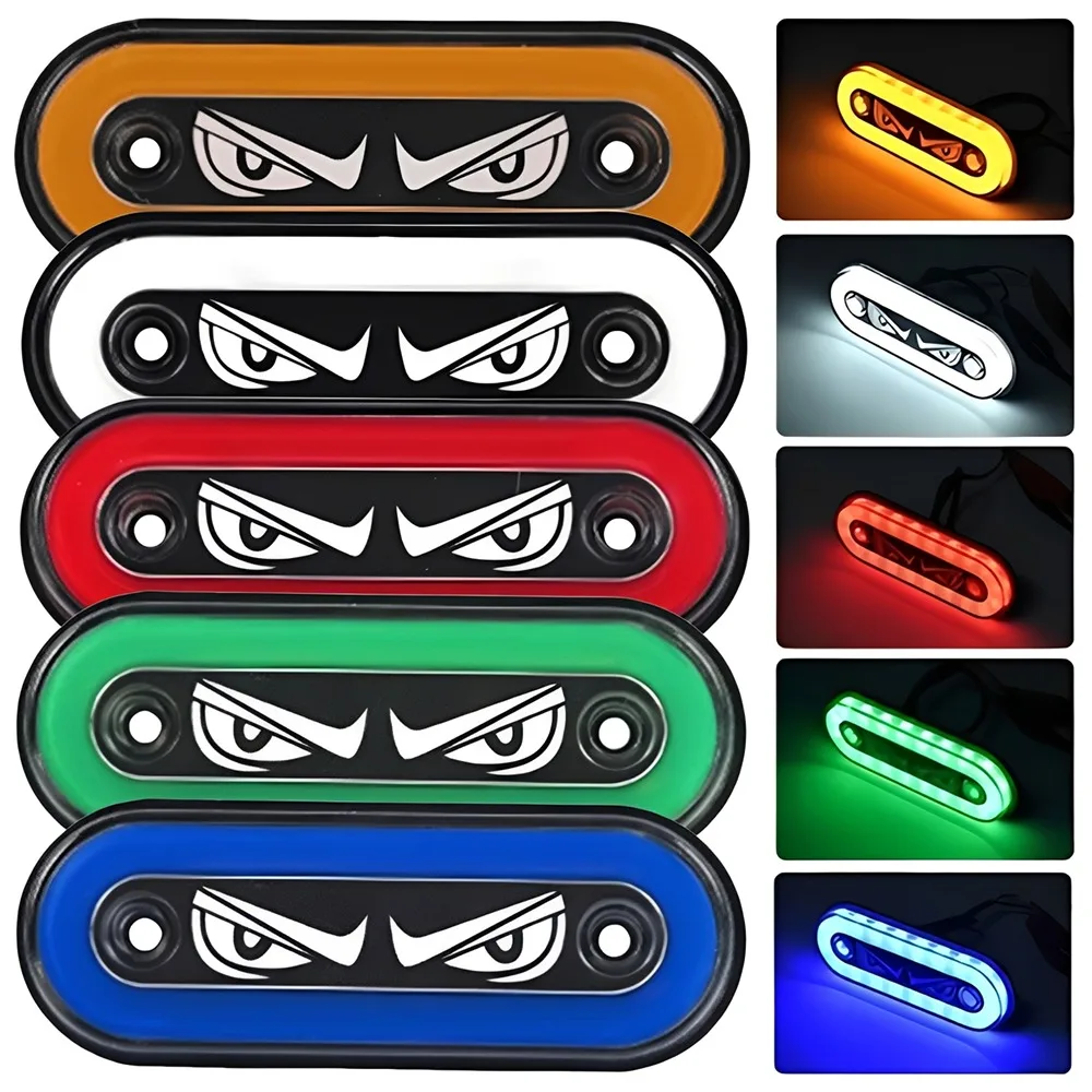 

Devil Eye LED Side Marker Light Truck Trailer Lorry Universal Clearance Lamp 12-24V High Bright Signal Bulb Auto External Parts