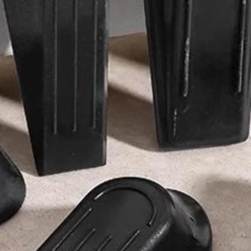 1Pcs Wedge Shape Buffers Door Holder Plastic/Rubber Door Stop Stoppers Non-Slip Base Heavy Duty Door Stopper For Office