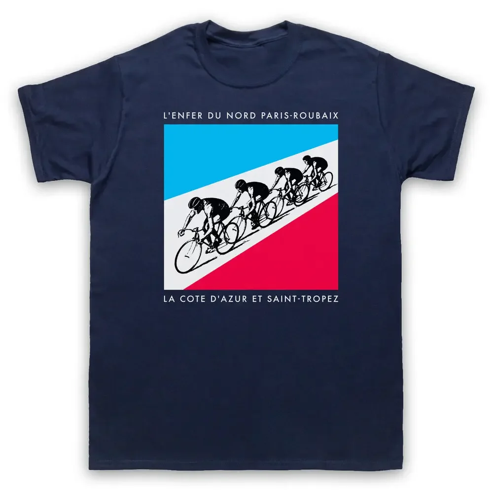 Kraft Krautrock Synth Rock Tour De French Cycle Race Werk France Adults T-Shirt   High Quality 100%Cotton Short Sleeve