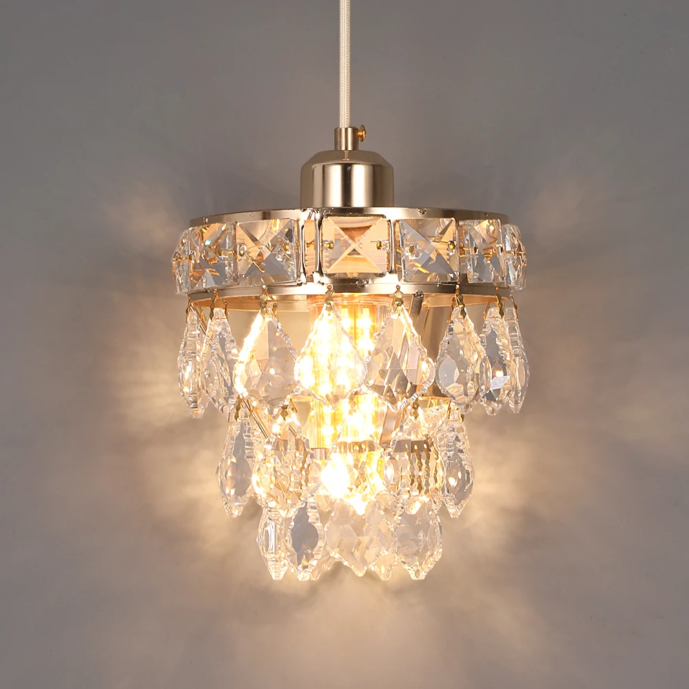 

Modern Pendant Lighting Crystal Led Gold Nordic Kitchen Island Hanging Ceiling Lamp Fixture Living Room Dining Table Home Decor