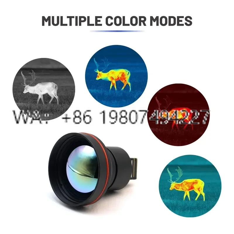 High Sensitivity Low Power Infrared Thermal Imaging 55mm Lens 640x512 Resolution 12um Pixel Pitch 40mK NETD 11 Color
