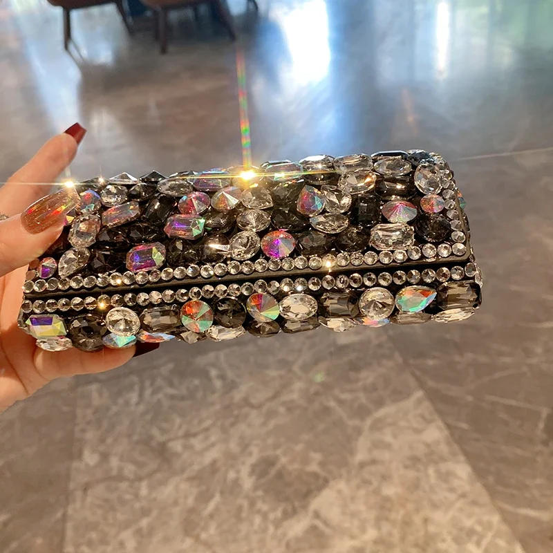 Luxury Rhinestone Glasses Case Sunglasses Storage Box Students Optical Myopia Portable Glasses Holder Eyewear Organize Container
