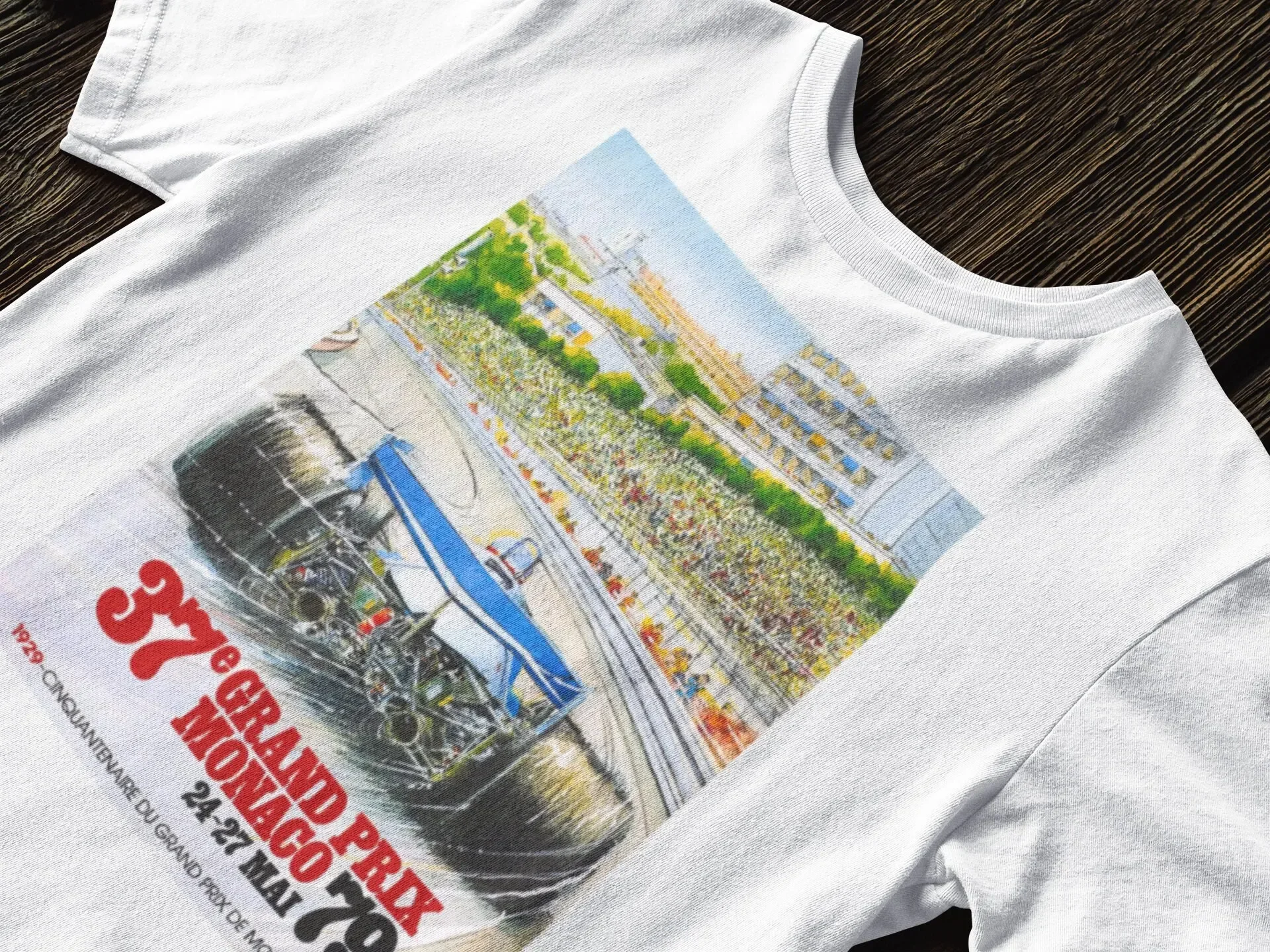 Monaco Grand Prix T Shirt Vintage Racing Motosport Sweat Automobile Race Retro Poster Gp Lover Car Clothing