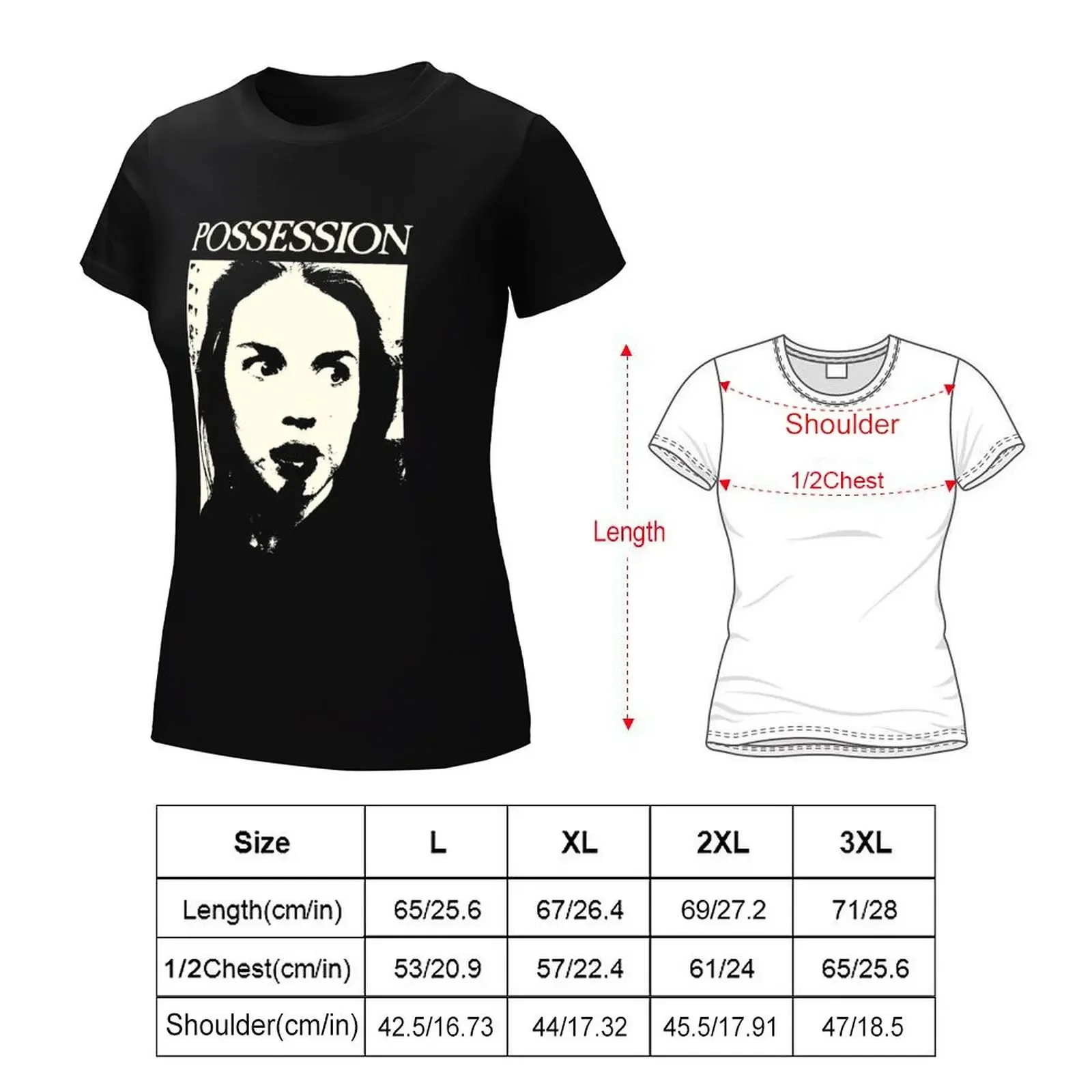 POSSESSION T-Shirt plus size tops plain plus size t shirts for Women loose fit